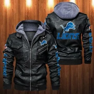 Detroit Lions Leather Jacket DB28