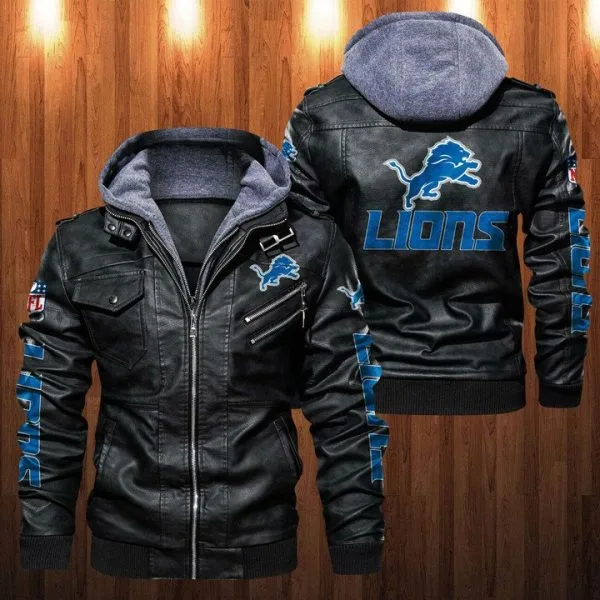 Detroit Lions Leather Jacket DB28