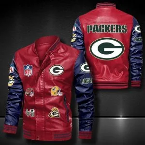 Green Bay Packers Leather Jacket FX49