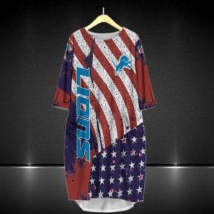 Detroit Lions Batwing Pocket Dress JR87