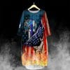 Detroit Lions Batwing Pocket Dress KX73