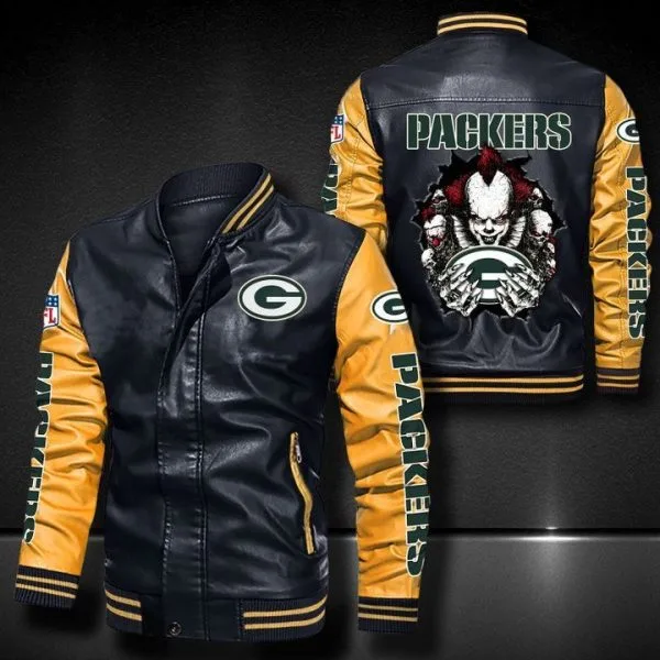 Green Bay Packers Leather Jacket AP47