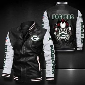 Green Bay Packers Leather Jacket KA53