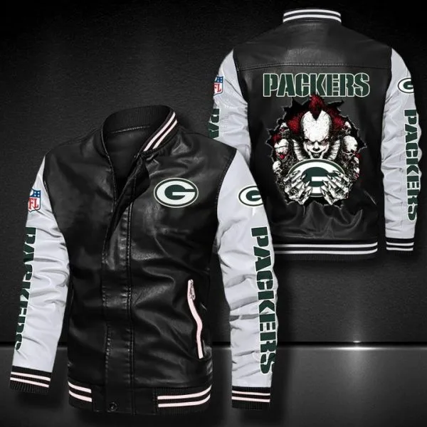 Green Bay Packers Leather Jacket KA53