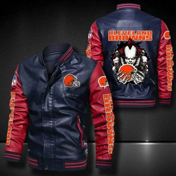Cleveland Browns Leather Jacket GB63