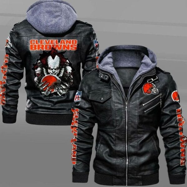 Cleveland Browns Leather Jacket PW64