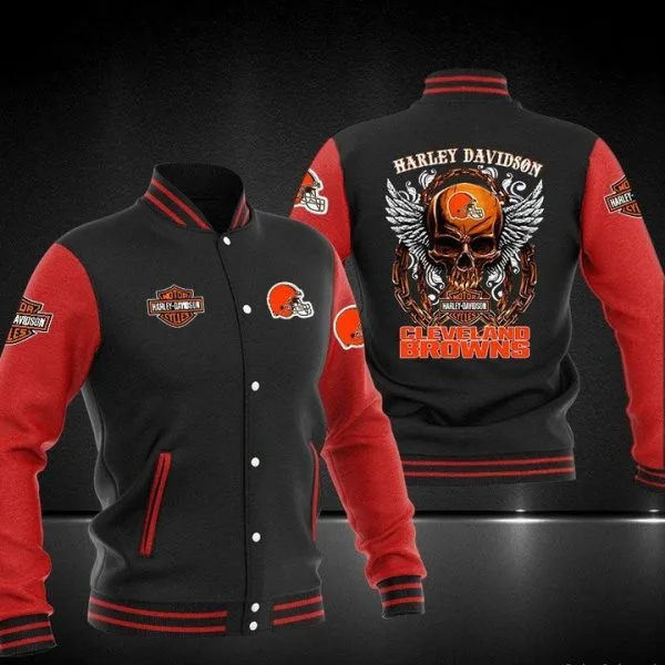 Cleveland Browns Baseball Jacket PB63