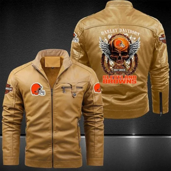 Cleveland Browns Leather Jacket HD83
