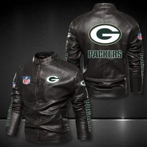 Green Bay Packers Leather Jacket MW63