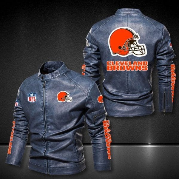 Cleveland Browns Leather Jacket KR63