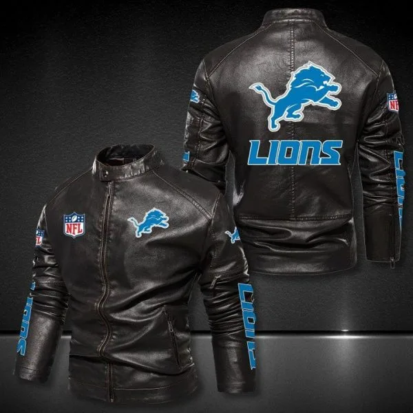 Detroit Lions Leather Jacket PA84