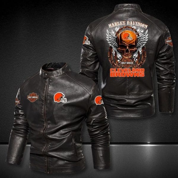 Cleveland Browns Leather Jacket GI29