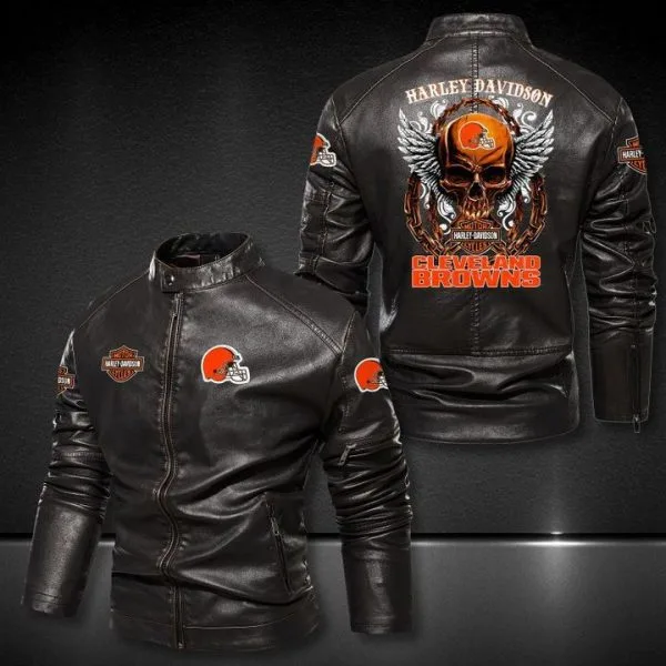 Cleveland Browns Leather Jacket GI29