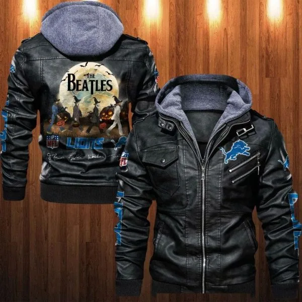 Detroit Lions Leather Jacket NH63