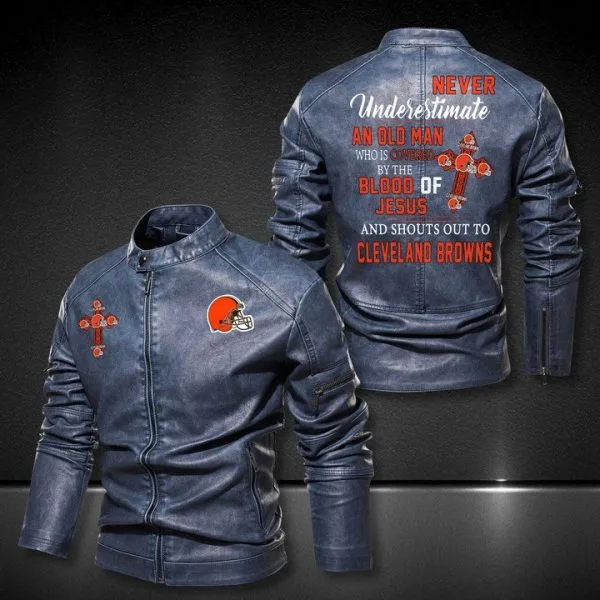 Cleveland Browns Leather Jacket EP29