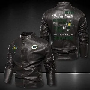 Green Bay Packers Leather Jacket MW52