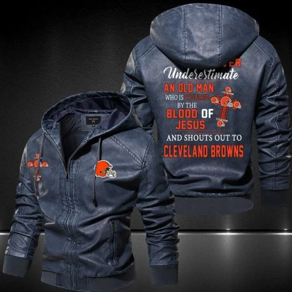 Cleveland Browns Leather Jacket IR93