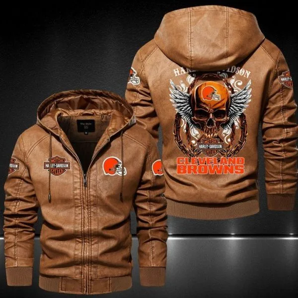 Cleveland Browns Leather Jacket RU27