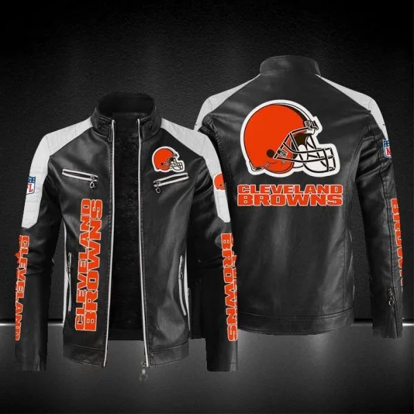 Cleveland Browns Leather Jacket LR32