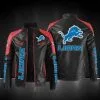 Detroit Lions Leather Jacket GB61