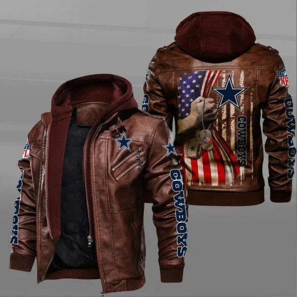 Dallas Cowboys Leather Jacket Ka83