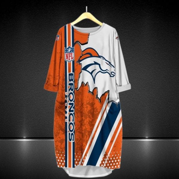 Denver Broncos Batwing Pocket Dress FD53