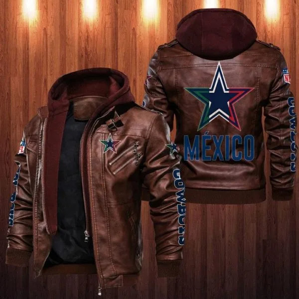 Dallas Cowboys Leather Jacket Ru18