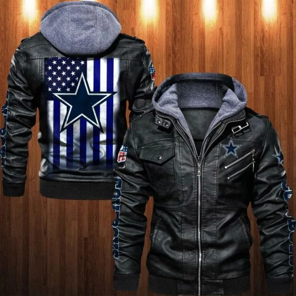 Dallas Cowboys Leather Jacket Kq62