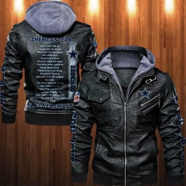 Dallas Cowboys Leather Jacket Su74