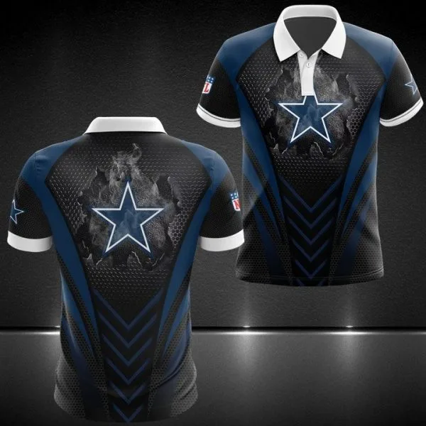 Dallas Cowboys Polo T-Shirt Full Size LQ62