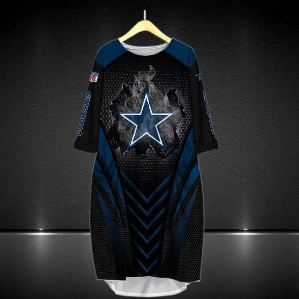 Dallas Cowboys Batwing Pocket Dress KL33