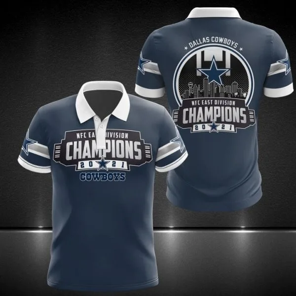 Dallas Cowboys Polo T-Shirt Full SIZE PE56