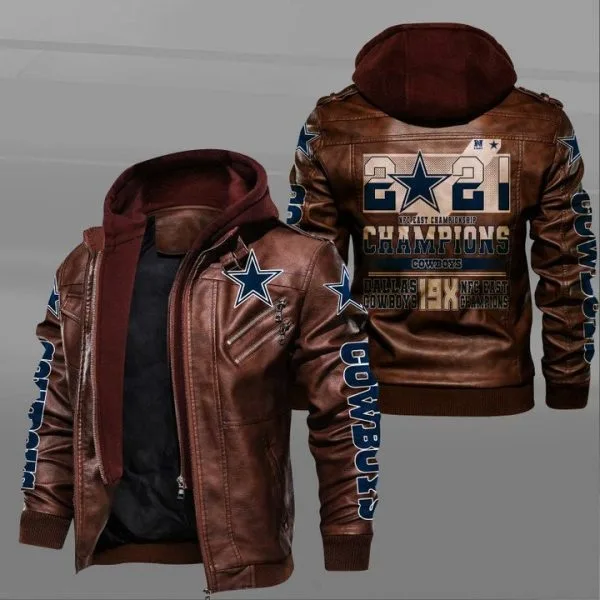 Dallas Cowboys Leather Jacket Hk38