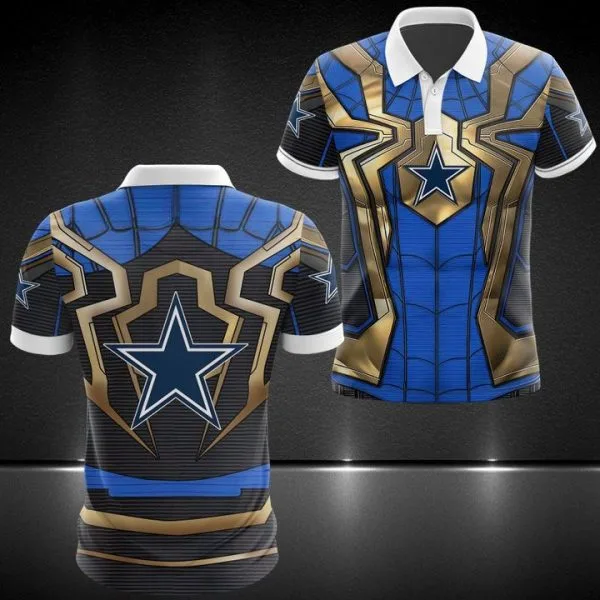 Dallas Cowboys Polo T-Shirt Full Size PW82