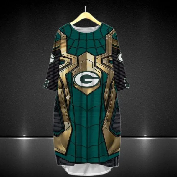 Green Bay Packers Batwing Pocket Dress PS83