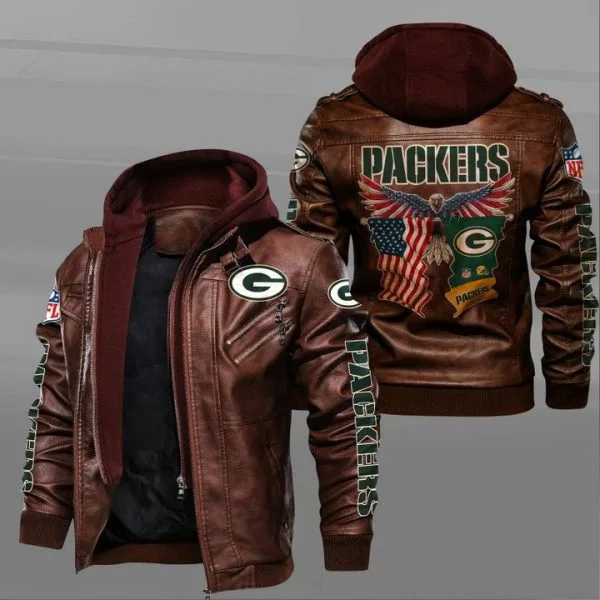 Green Bay Packers Leather Jacket LA75