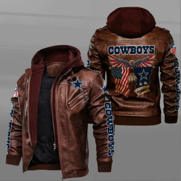 Dallas Cowboys Leather Jacket Kc38