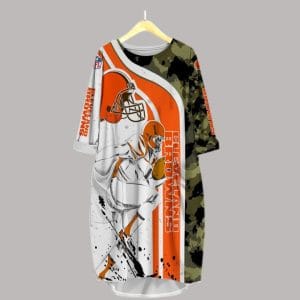 Cleveland Browns Batwing Pocket Dress KS65