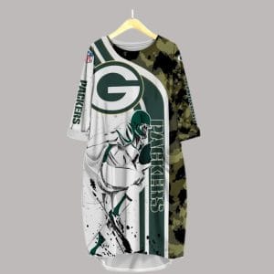 Green Bay Packers Batwing Pocket Dress ME81