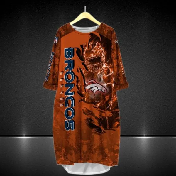 Denver Broncos Batwing Pocket Dress JD56