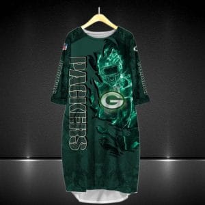 Green Bay Packers Batwing Pocket Dress LA93