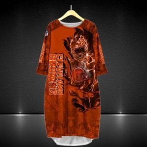 Cleveland Browns Batwing Pocket Dress QM52