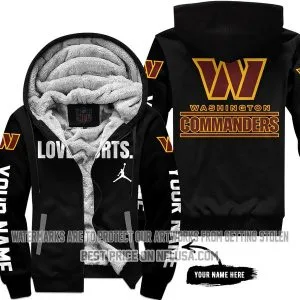 Limited Edition - Washington Commanders - Fleece Zip Hoodie