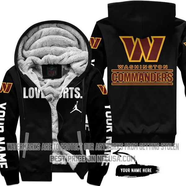 Limited Edition - Washington Commanders - Fleece Zip Hoodie
