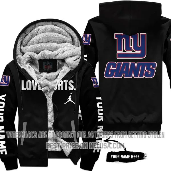 Limited Edition - New York Giants - Fleece Zip Hoodie