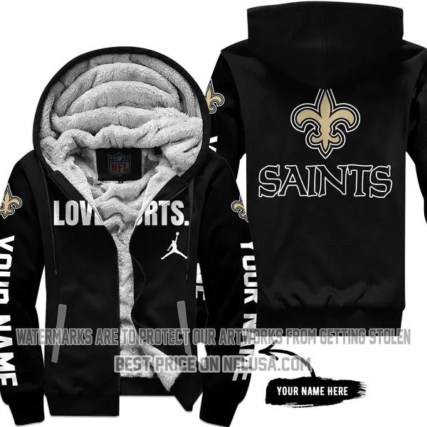Limited Edition - New Orleans Saints - Fleece Zip Hoodie