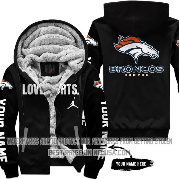 Limited Edition - Denver Broncos - Fleece Zip Hoodie