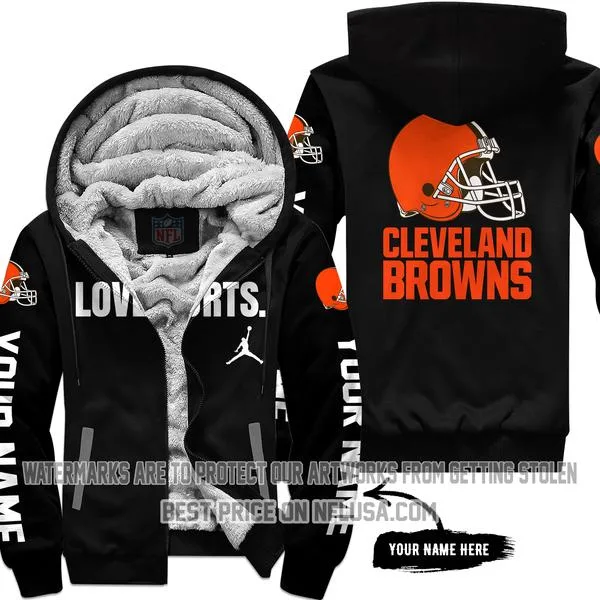 Limited Edition - Cleveland Browns - Fleece Zip Hoodie