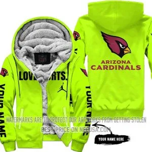 Limited Edition - Arizona Cardinals - Neon - Fleece Zip Hoodie