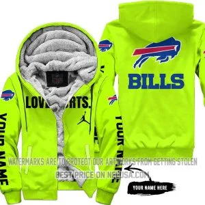 Limited Edition - Buffalo Bills - Neon - Fleece Zip Hoodie